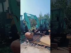 5950 кг Использованная экскаваторная машина Kobelco60 с номинальной мощностью 42,4 кВт