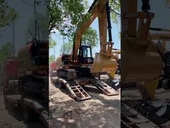 Строительство CAT315 Использованный мини-экскаватор 0,65м3 ведро 13990 кг вес